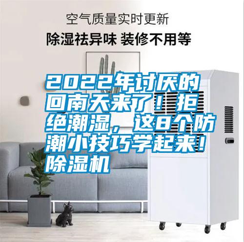 2022年討厭的回南天來了!拒絕潮濕,這8個防潮小技巧學起來!除濕機