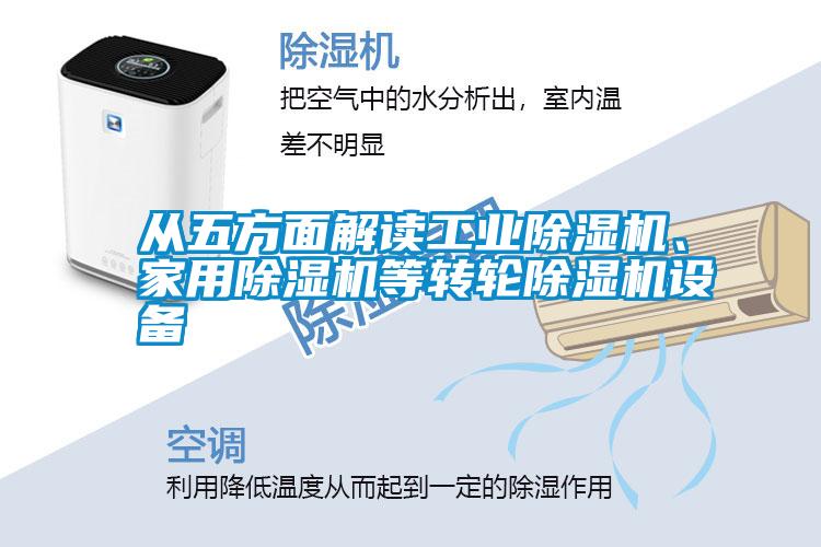 從五方面解讀工業除濕機、家用除濕機等轉輪除濕機設備