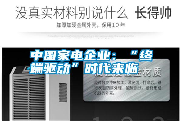 中國家電企業(yè)：“終端驅(qū)動”時(shí)代來臨