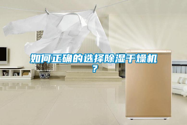 如何正確的選擇除濕干燥機？