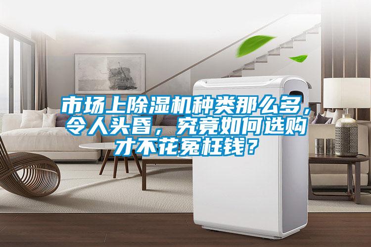 市場上除濕機種類那么多，令人頭昏，究竟如何選購才不花冤枉錢？