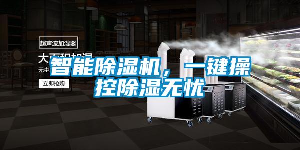 智能除濕機，一鍵操控除濕無憂