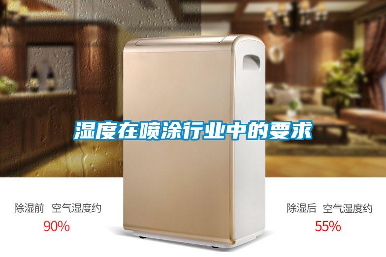 濕度在噴涂行業中的要求