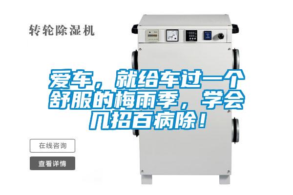 愛車，就給車過一個舒服的梅雨季，學(xué)會幾招百病除！