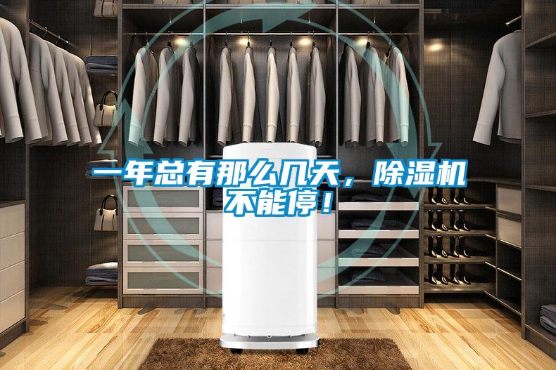 一年總有那么幾天,除濕機(jī)不能停!