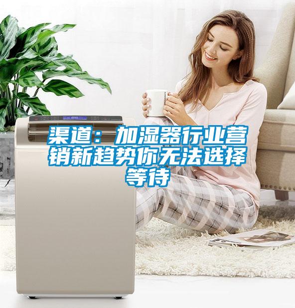 渠道:加濕器行業營銷新趨勢你無法選擇等待