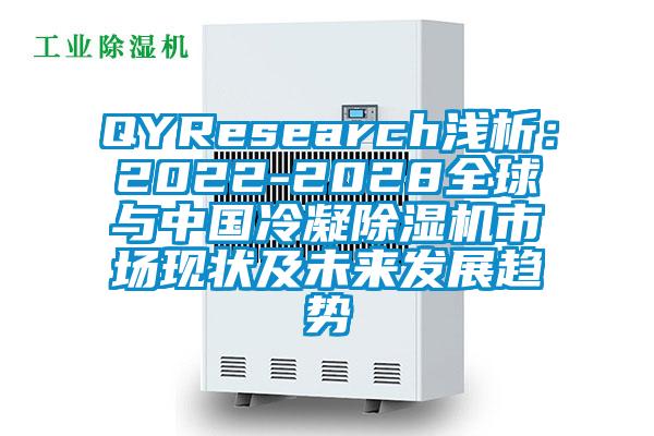 QYResearch淺析:2022-2028全球與中國冷凝除濕機市場現狀及未來發展趨勢