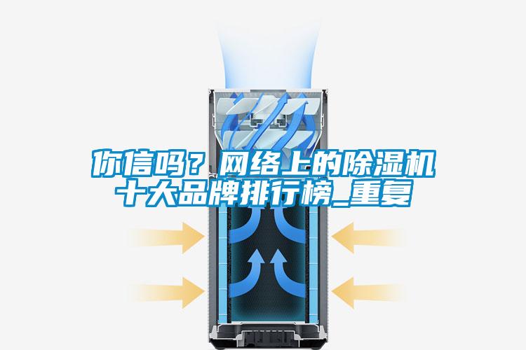 你信嗎?網絡上的除濕機十大品牌排行榜_重復