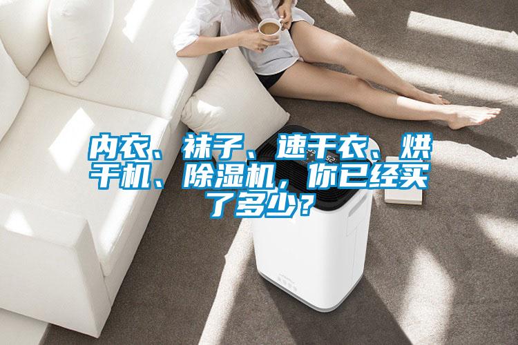 內(nèi)衣、襪子、速干衣、烘干機(jī)、除濕機(jī),你已經(jīng)買了多少?