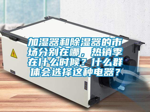 加濕器和除濕器的市場分別在哪，熱銷季在什么時候？什么群體會選擇這種電器？