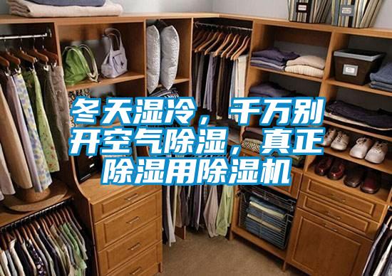 冬天濕冷，千萬別開空氣除濕，真正除濕用除濕機