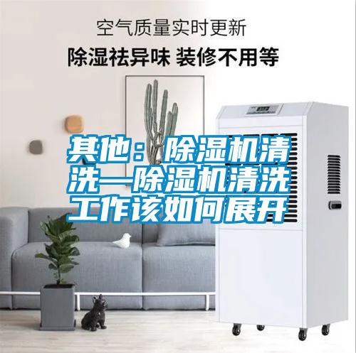 其他:除濕機清洗—除濕機清洗工作該如何展開