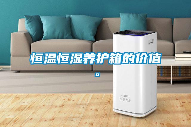 恒溫恒濕養護箱的價值。