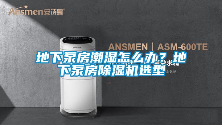 地下泵房潮濕怎么辦？地下泵房除濕機選型