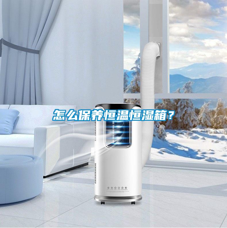 怎么保養恒溫恒濕箱？