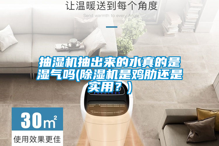 抽濕機抽出來的水真的是濕氣嗎(除濕機是雞肋還是實用？)