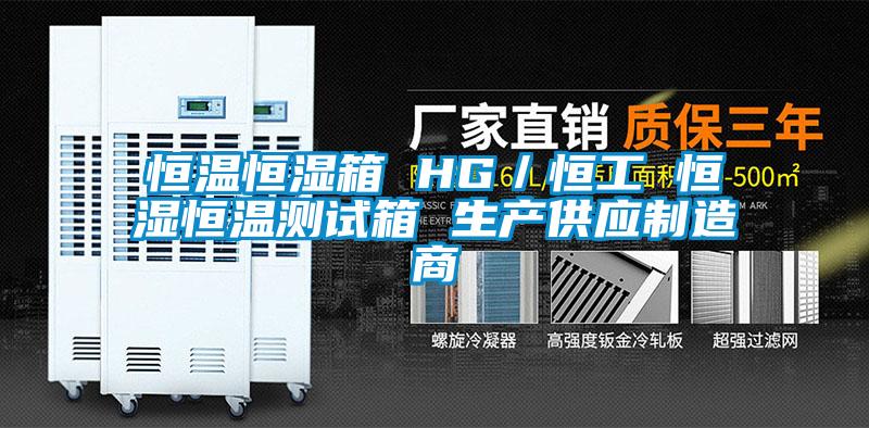 恒溫恒濕箱 HG/恒工 恒濕恒溫測試箱 生產供應制造商