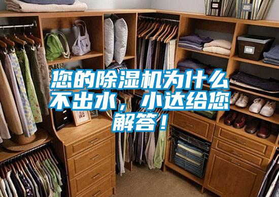 您的除濕機為什么不出水，小達給您解答！