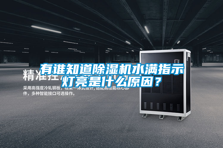 有誰知道除濕機水滿指示燈亮是什么原因?