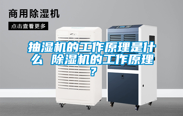抽濕機的工作原理是什么 除濕機的工作原理?
