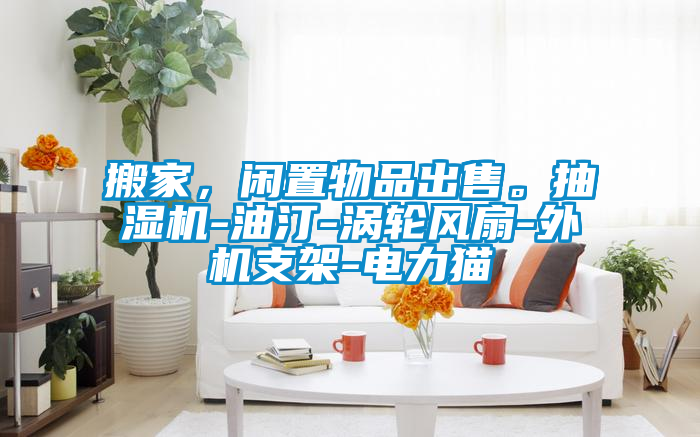 搬家，閑置物品出售。抽濕機-油汀-渦輪風扇-外機支架-電力貓