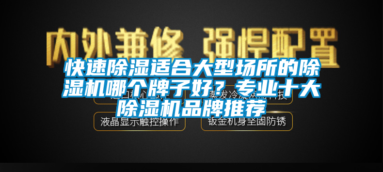 快速除濕適合大型場所的除濕機哪個牌子好？專業十大除濕機品牌推薦
