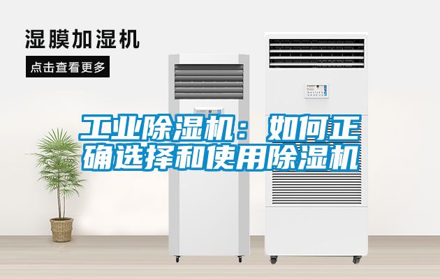 工業除濕機：如何正確選擇和使用除濕機