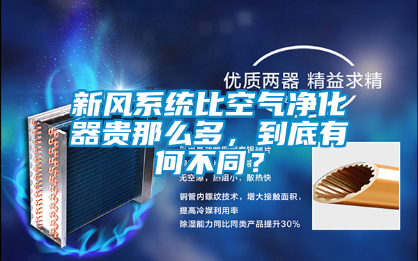 新風(fēng)系統(tǒng)比空氣凈化器貴那么多，到底有何不同？