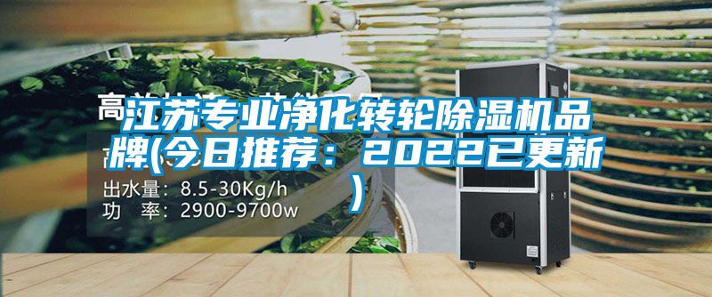 江蘇專業凈化轉輪除濕機品牌(今日推薦:2022已更新)