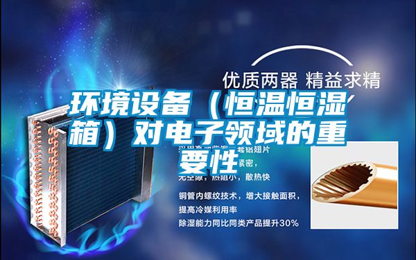環境設備(恒溫恒濕箱)對電子領域的重要性