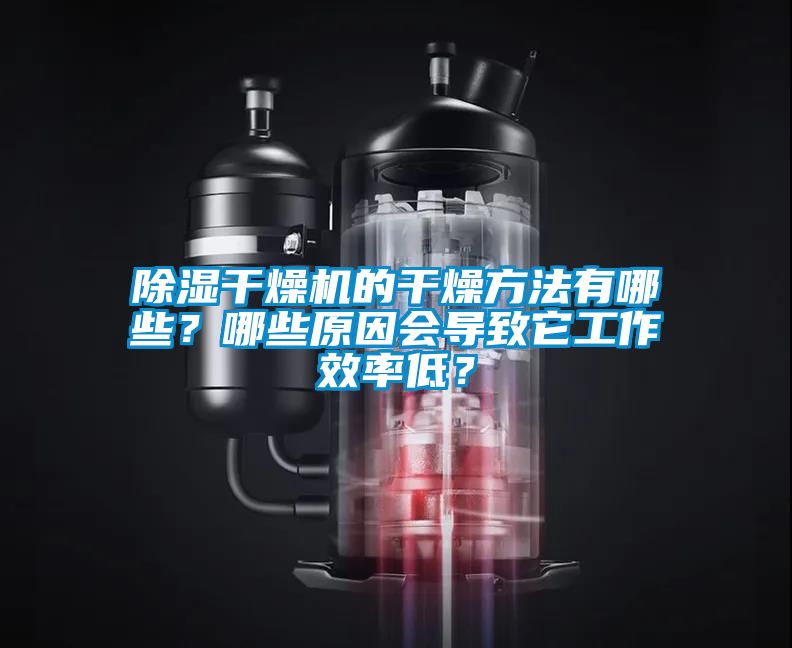 除濕干燥機的干燥方法有哪些？哪些原因會導致它工作效率低？
