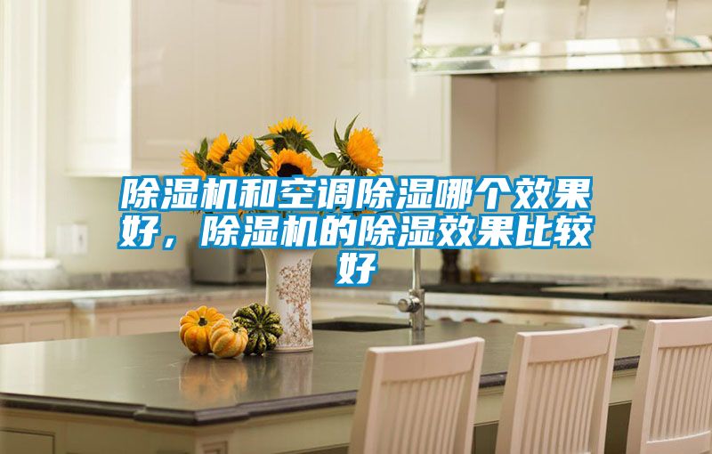 除濕機和空調除濕哪個效果好，除濕機的除濕效果比較好