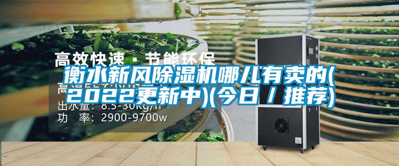 衡水新風除濕機哪兒有賣的(2022更新中)(今日／推薦)