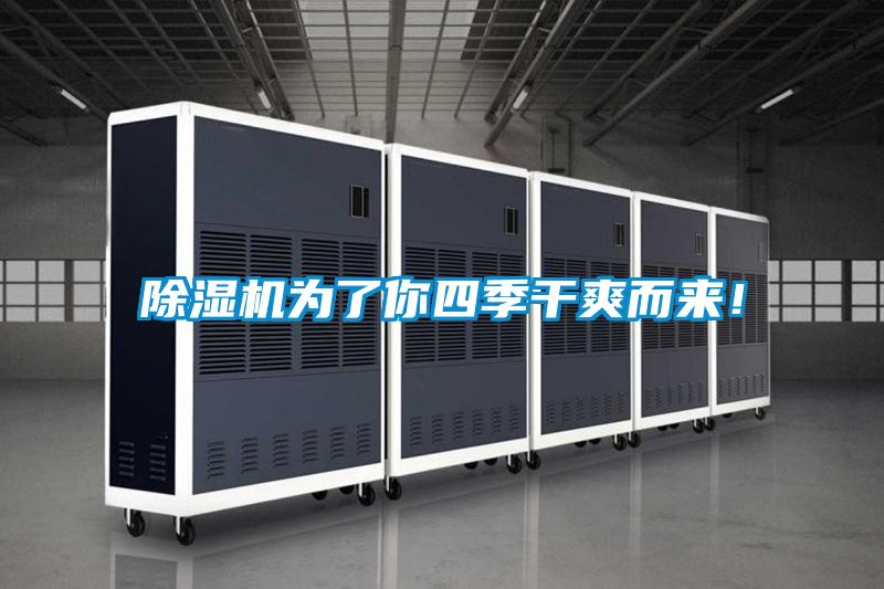 除濕機為了你四季干爽而來！