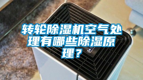 轉輪除濕機空氣處理有哪些除濕原理？