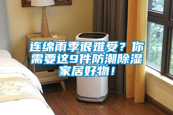 連綿雨季很難受？你需要這9件防潮除濕家居好物！