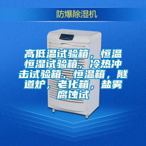 高低溫試驗箱，恒溫恒濕試驗箱，冷熱沖擊試驗箱，恒溫箱，隧道爐，老化箱，鹽霧腐蝕試