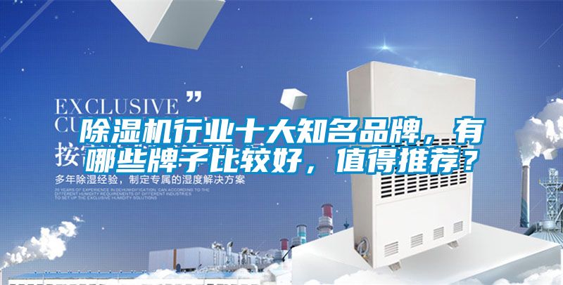 除濕機行業(yè)十大知名品牌,有哪些牌子比較好,值得推薦?