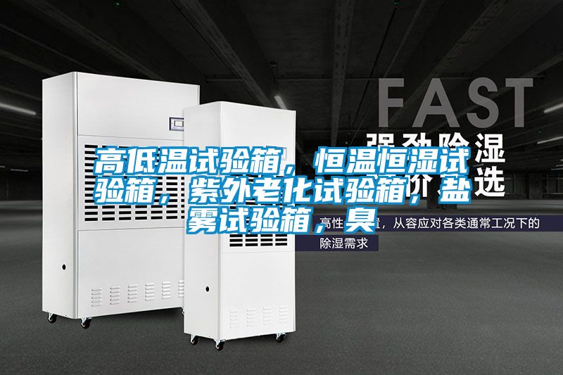 高低溫試驗箱，恒溫恒濕試驗箱，紫外老化試驗箱，鹽霧試驗箱，臭